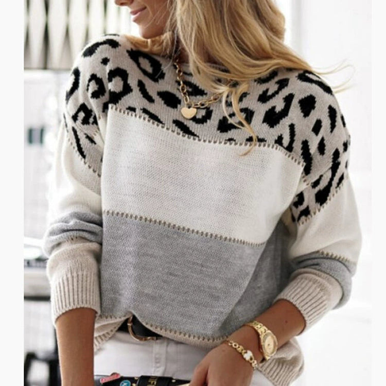 ROSE | Leopard print cozy sweatshirt