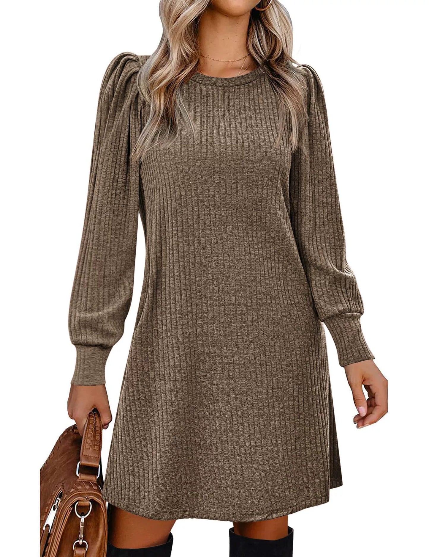 CAITLYN | Long sleeve cozy dress