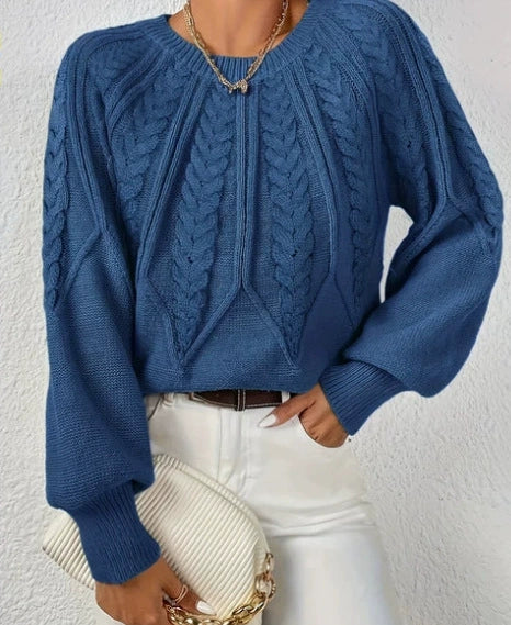 BROOKLYN | Women´s cozy braided sweatshirt