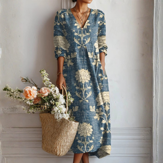 Daisy™ - Playful Linen Dress