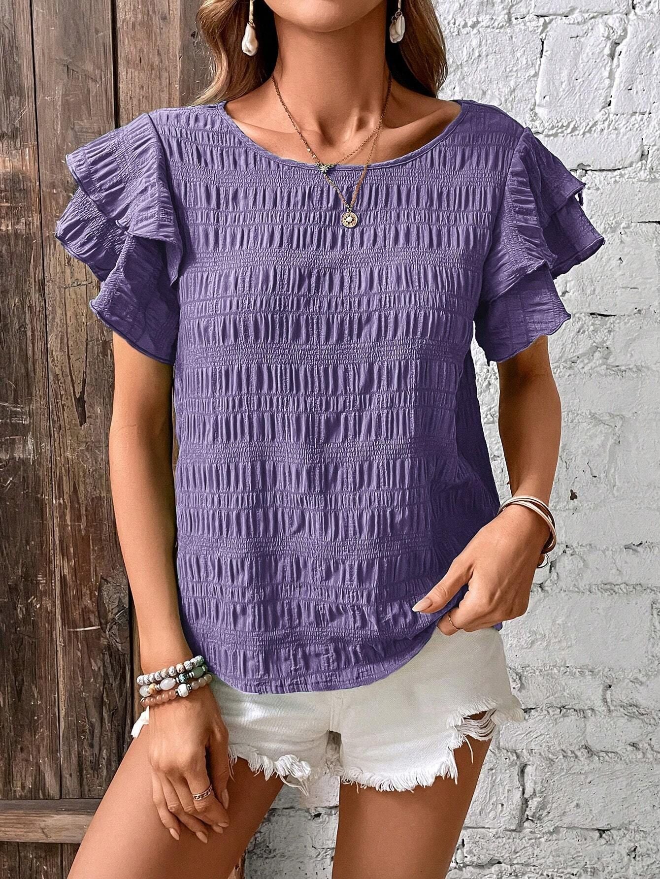 RACHEL | Women´s ruffled blouse