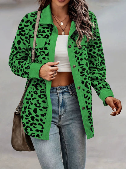 MILLE | Leopard print jacket with buttons