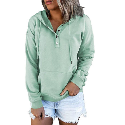 KAITLYN | Women´s relaxed hoodie with buttons
