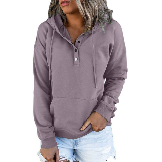 KAITLYN | Women´s relaxed hoodie with buttons