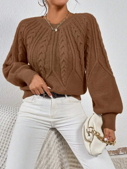 BROOKLYN | Women´s cozy braided sweatshirt
