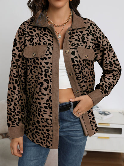 MILLE | Leopard print jacket with buttons