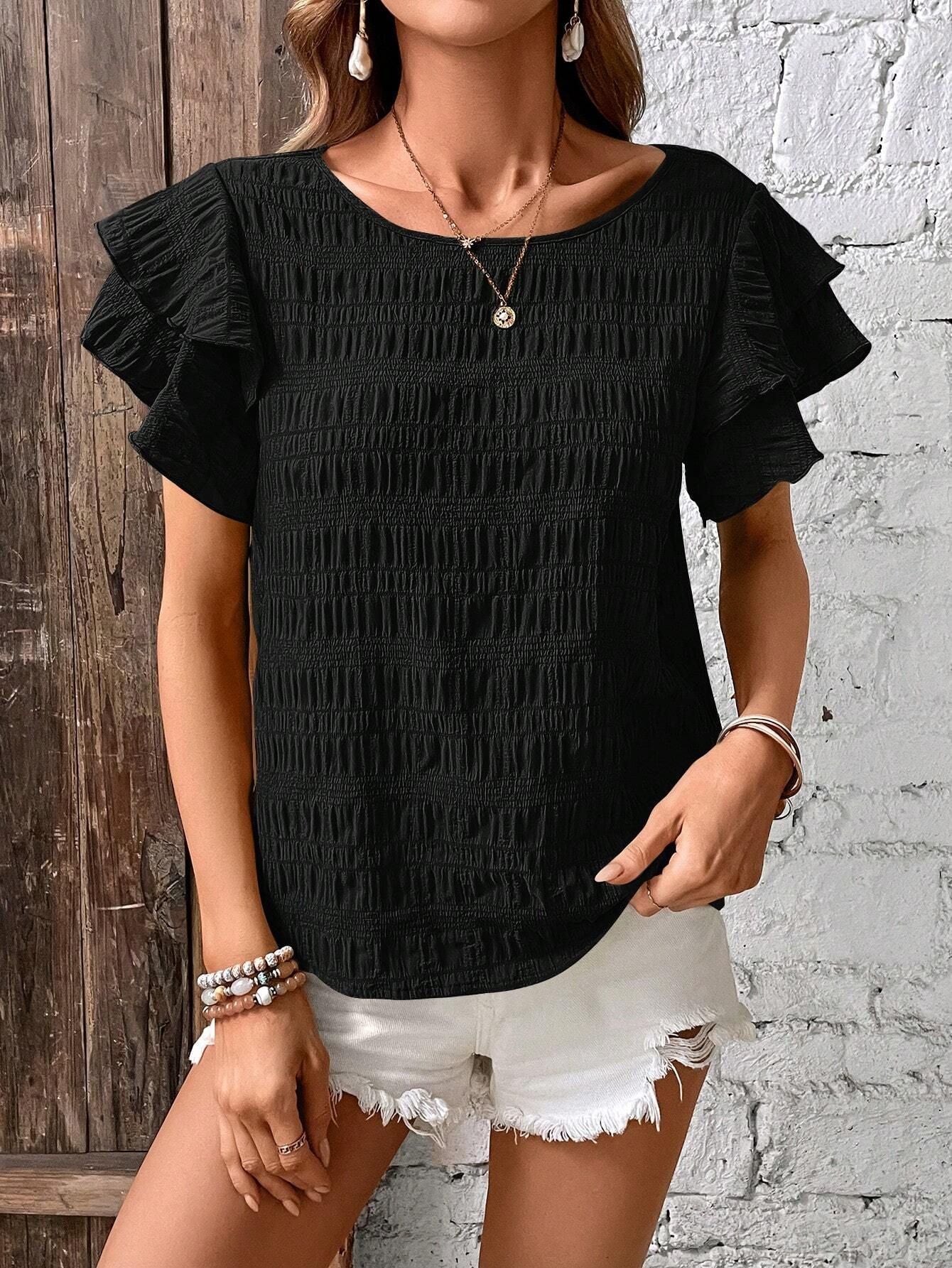 RACHEL | Women´s ruffled blouse