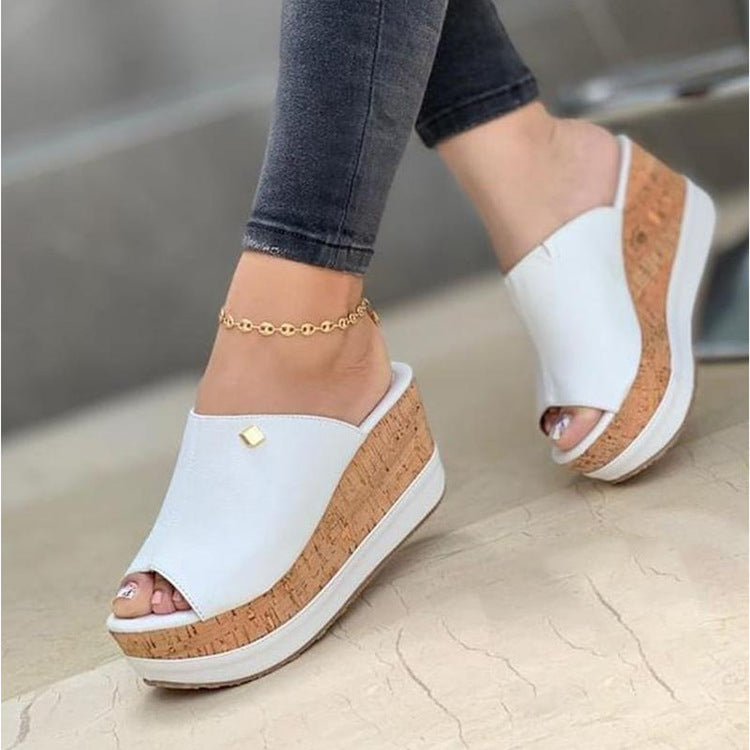 SUSAN | High sole sandals for women