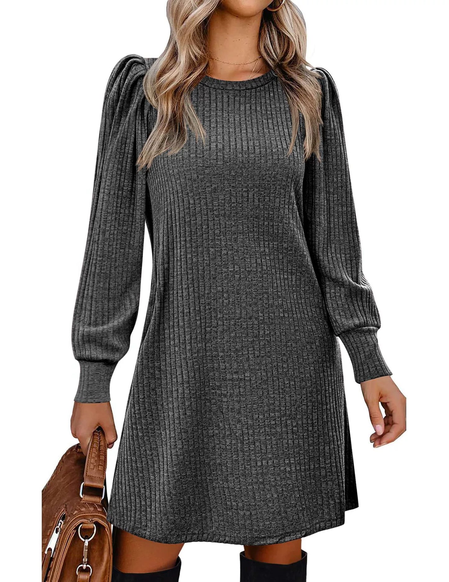 CAITLYN | Long sleeve cozy dress