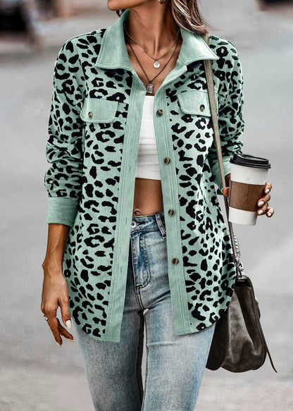 MILLE | Leopard print jacket with buttons
