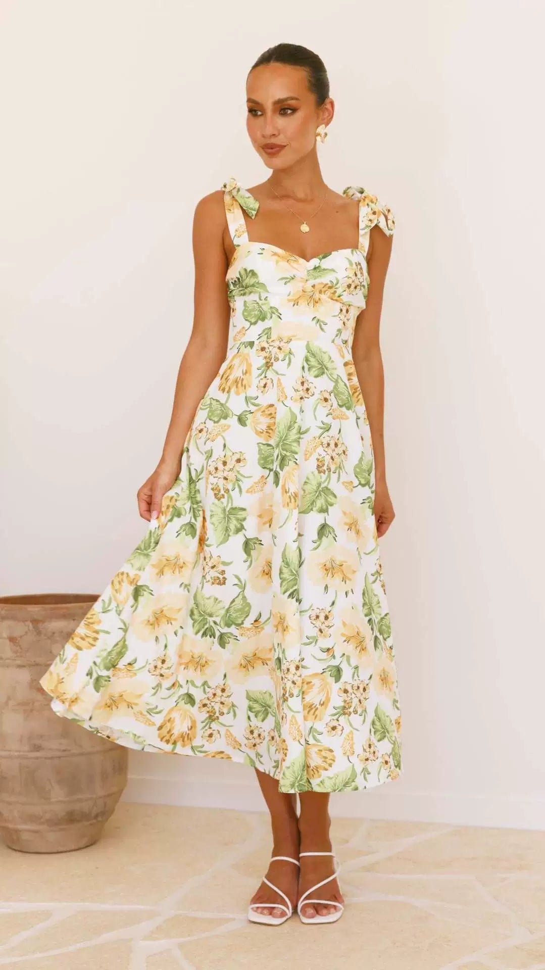 ALICE | Floral dress with straps